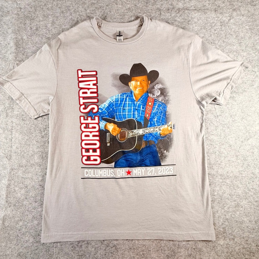 George Strait Columbus OH‎ May 2023 Concert T-Shirt Country Music Souvenir